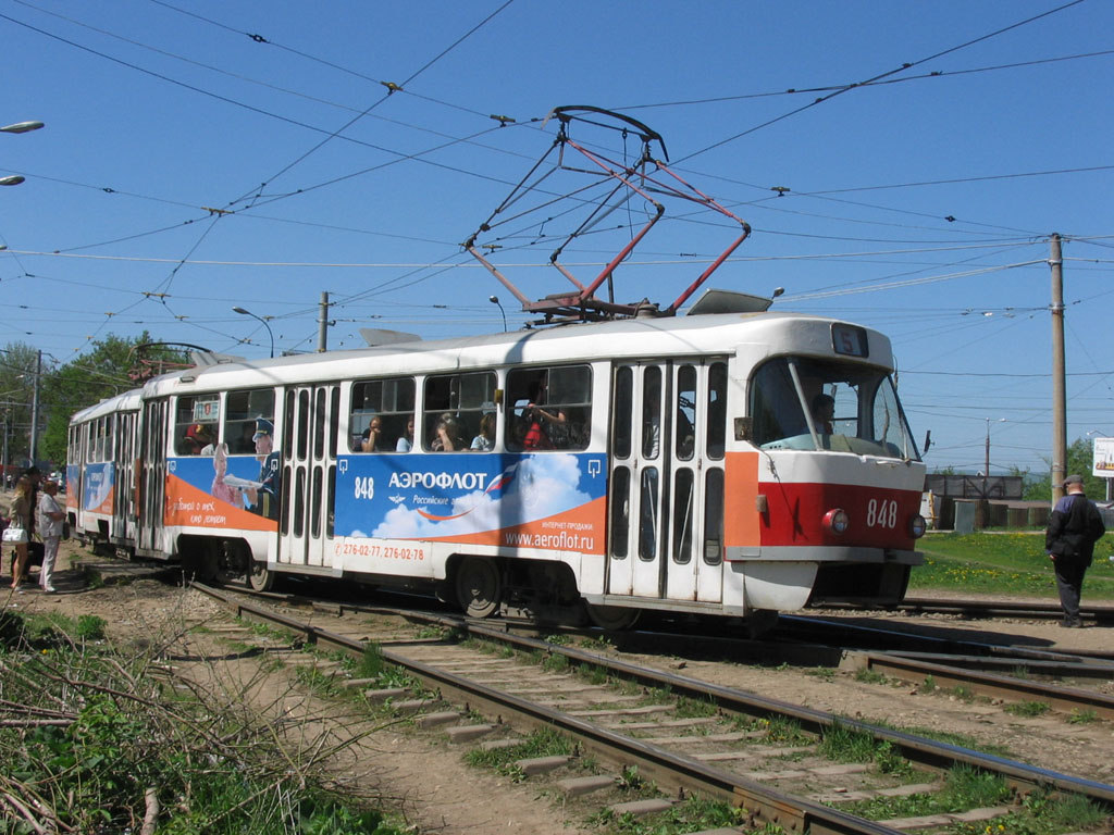 სამარა, Tatra T3SU № 848; სამარა — Terminus stations and loops (tramway)