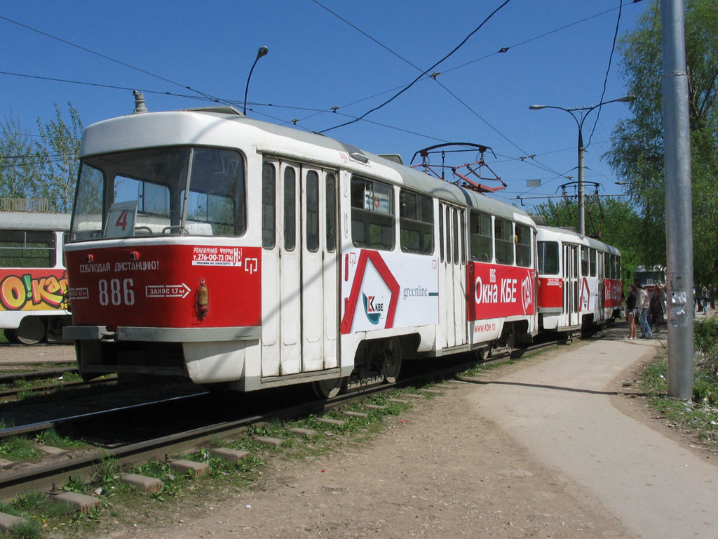 Samara, Tatra T3SU # 886; Samara — Terminus stations and loops (tramway)
