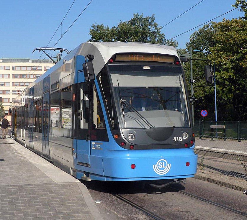 Стокгольм, Bombardier Flexity Swift № 418