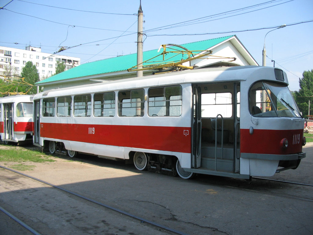 Самара, Tatra T3SU (двухдверная) № 1119; Самара — Северное трамвайное депо