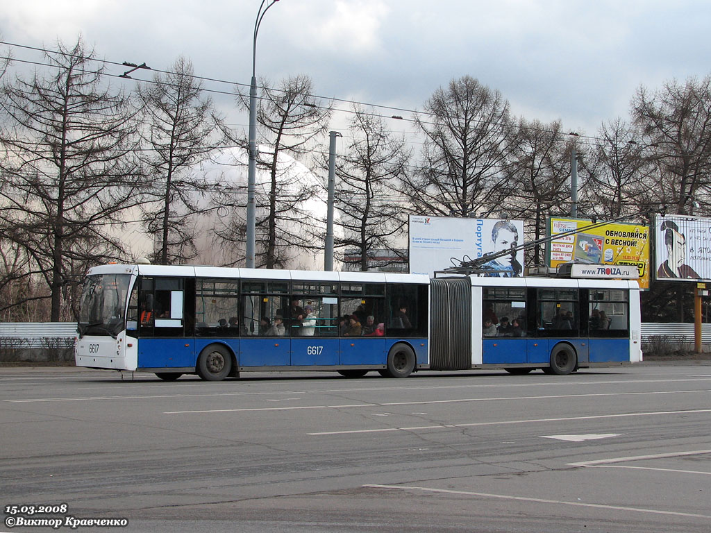 Москва, Тролза-6206.00 «Мегаполис» № 6617