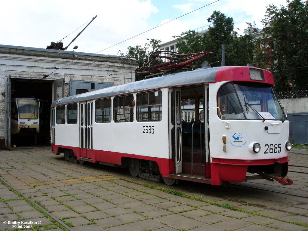 Москва, Tatra T3SU № 2685