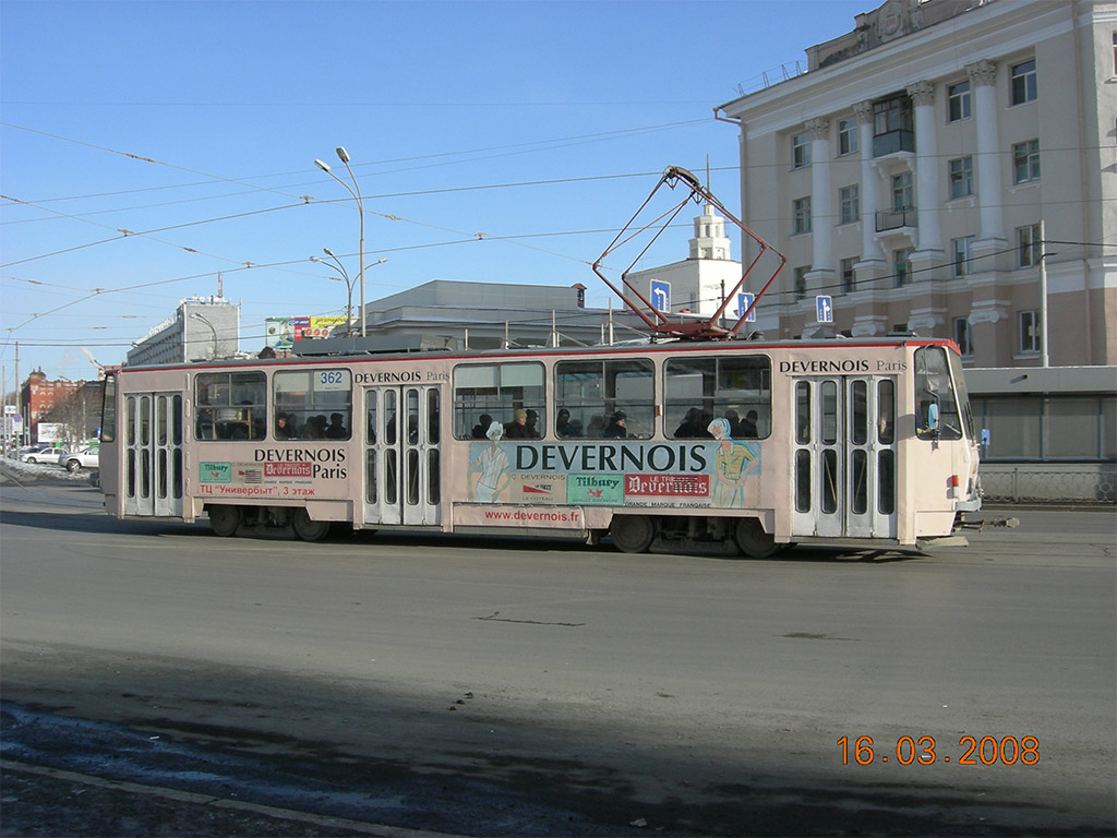 Екатеринбург, Tatra T6B5SU № 362