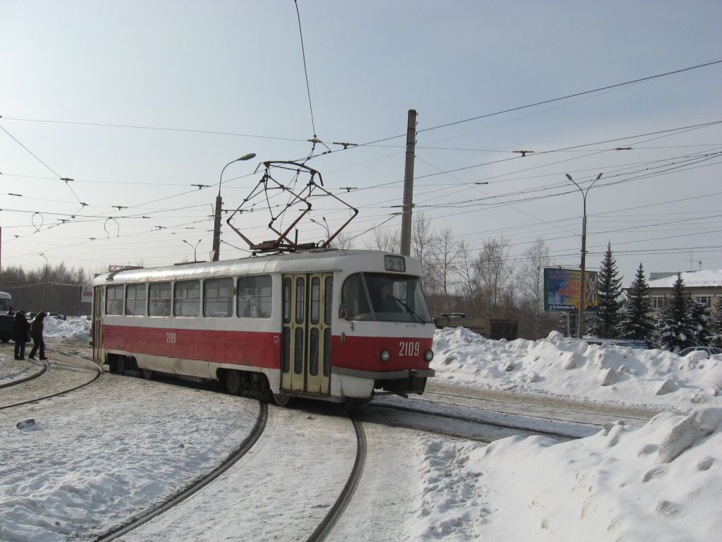 Самара, Tatra T3SU (двухдверная) № 2109