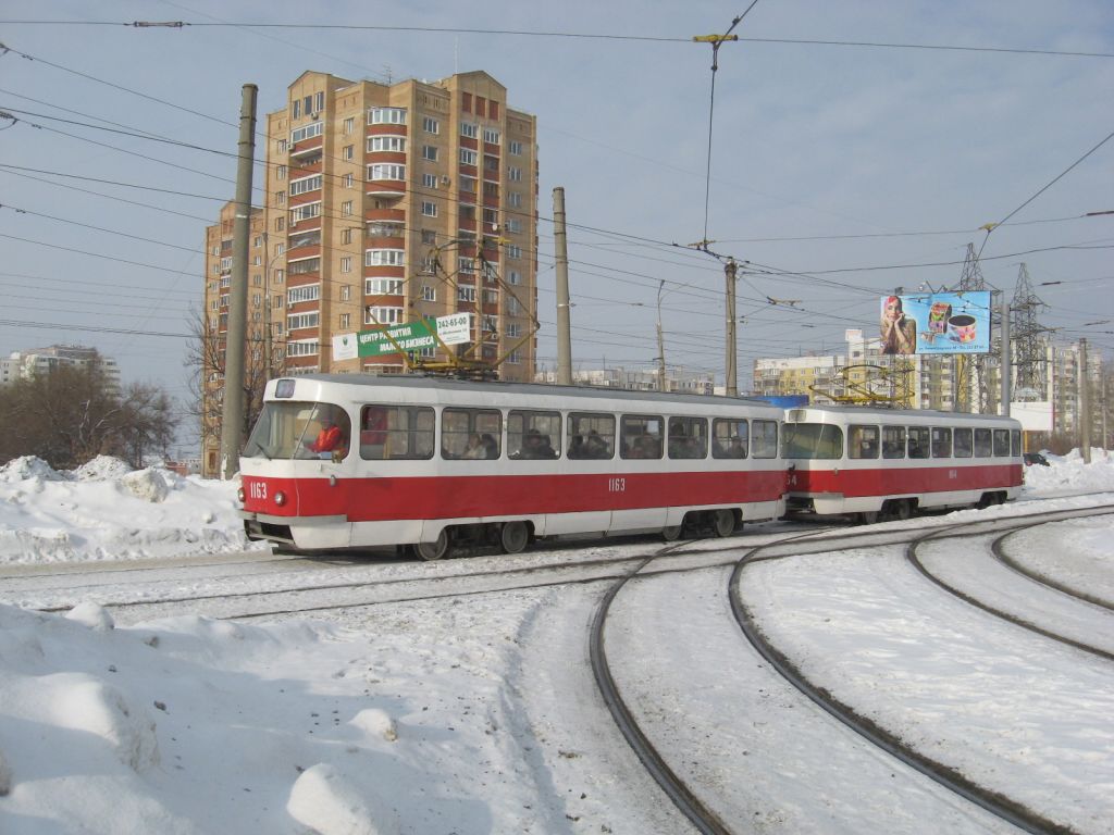 Samara, Tatra T3SU (2-door) № 1163