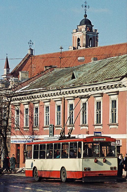 Вильнюс, Škoda 14Tr89/6 № 1535 Вильнюс, Škoda 14Tr89/6 № 1535