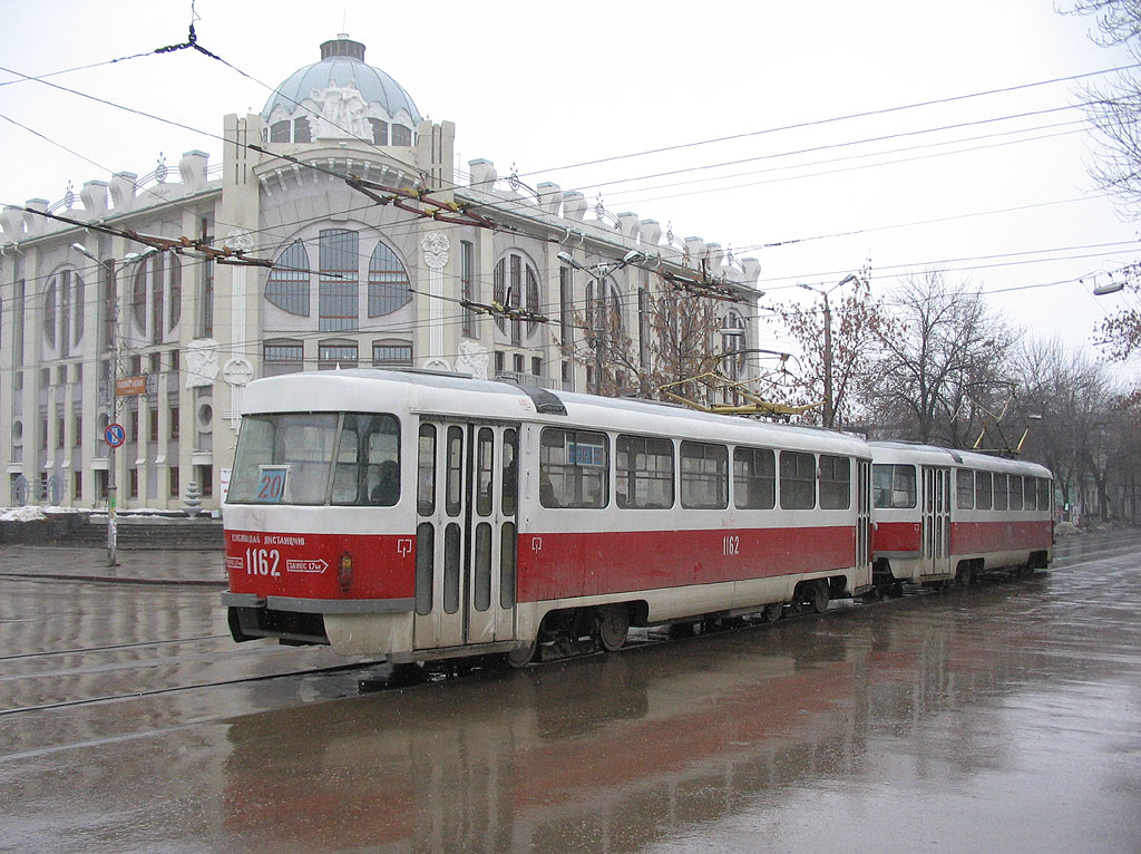 Самара, Tatra T3SU (двухдверная) № 1162