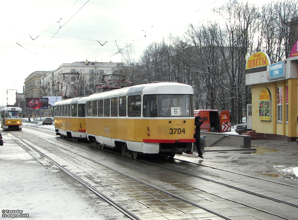 Moskwa, Tatra T3SU Nr 3704 Moskwa, Tatra T3SU Nr 3704