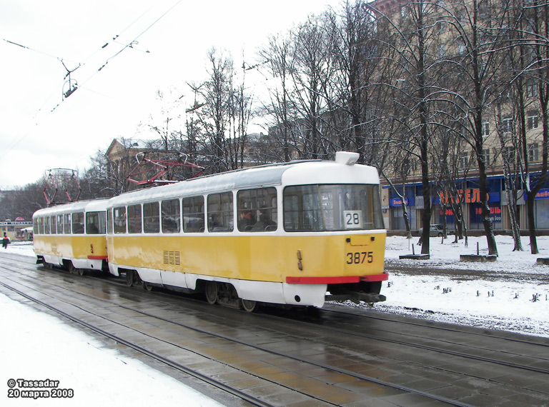 Москва, Tatra T3SU № 3875 Москва, Tatra T3SU № 3875