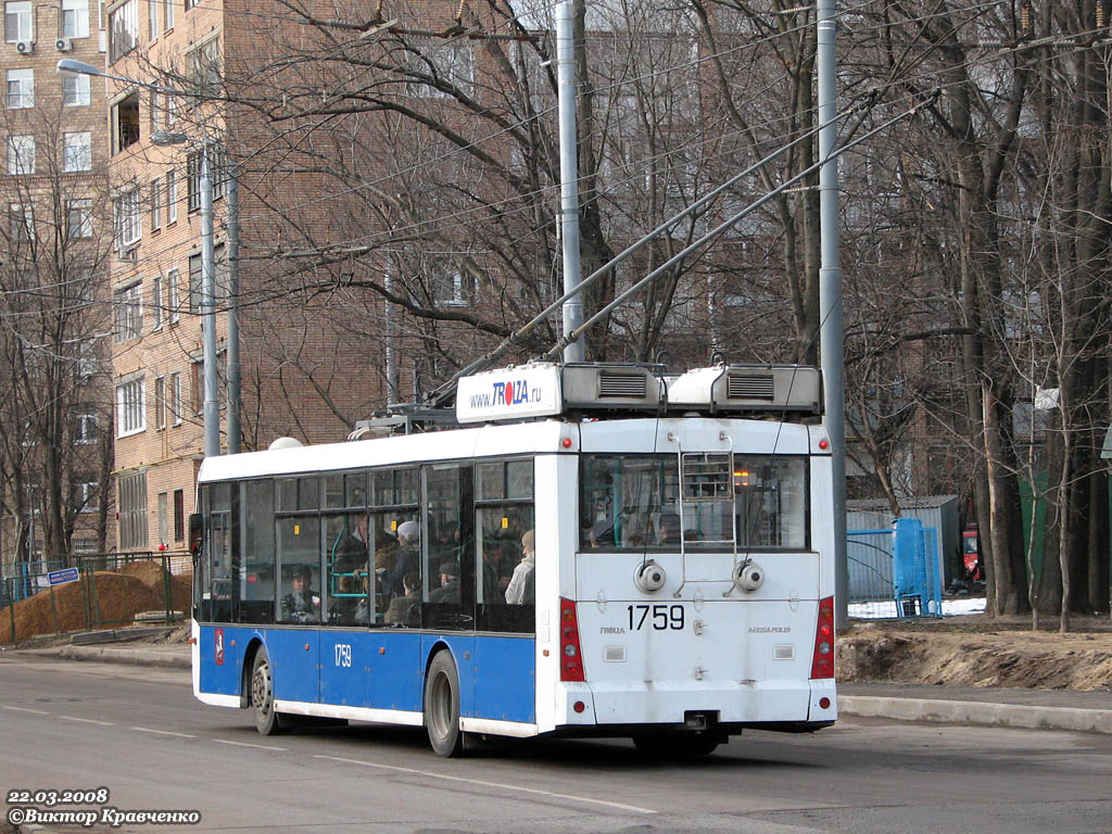 Москва, Тролза-5265.00 «Мегаполис» № 1759