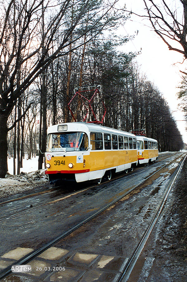Москва, Tatra T3SU № 3941 Москва, Tatra T3SU № 3941