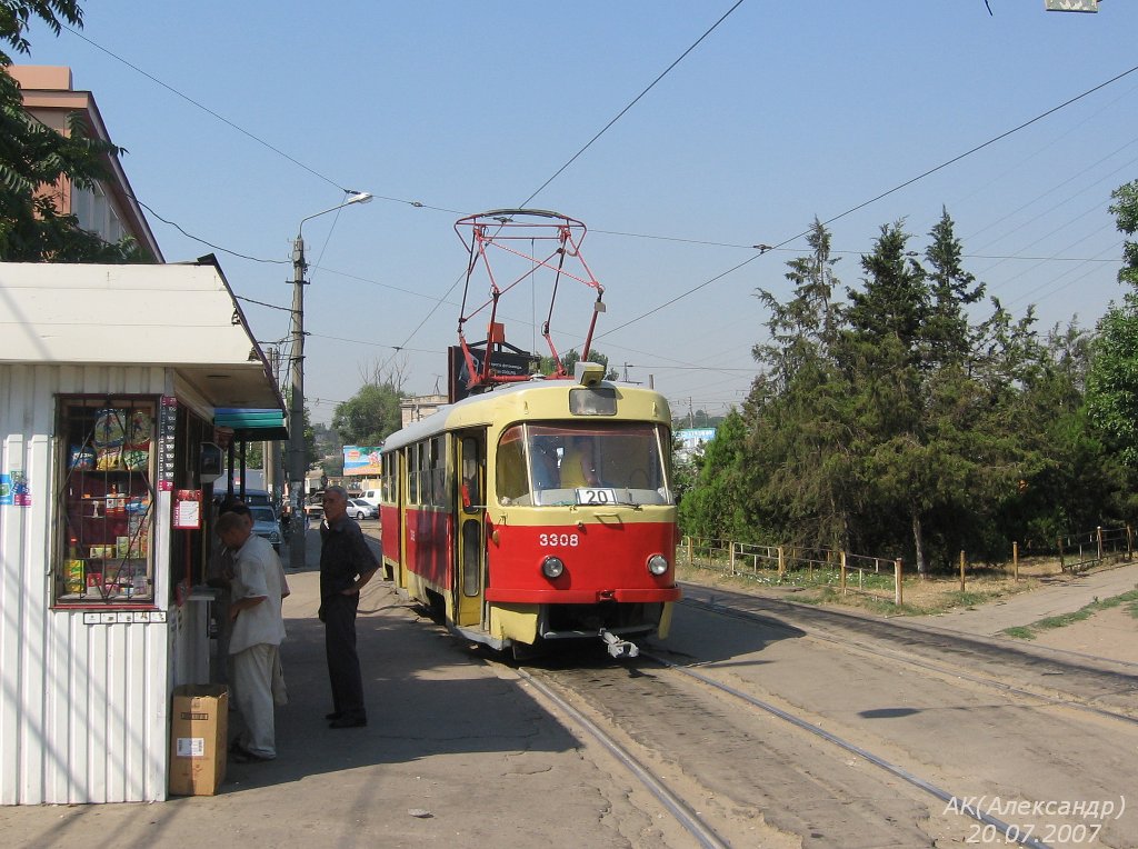 Одесса, Tatra T3SU № 3308