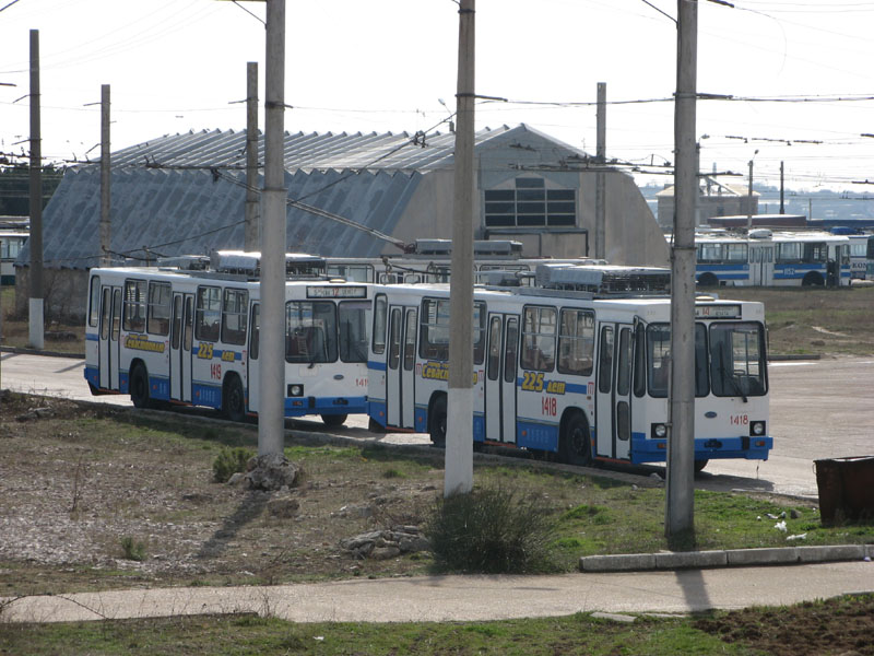 Севастополь, ЮМЗ Т2 № 1418; Севастополь, ЮМЗ Т2 № 1419