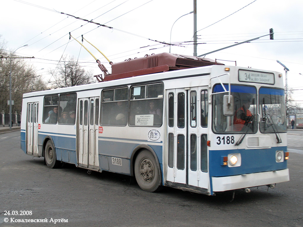 Москва, ЗиУ-682ГМ1 (с широкой передней дверью) № 3188
