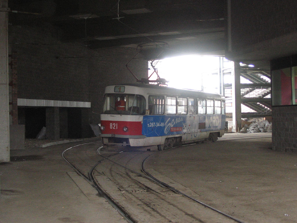 Самара, Tatra T3SU № 821; Самара — Конечные станции и кольца (трамвай)