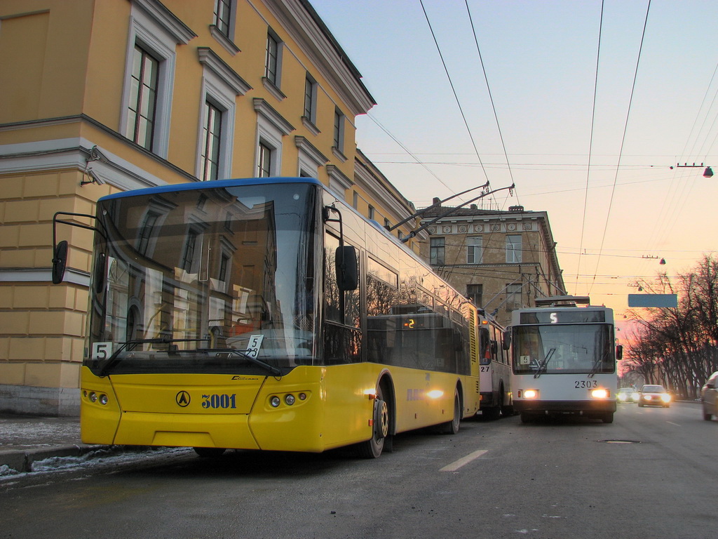 Санкт-Петербург, ЛАЗ E183D1 № 3001