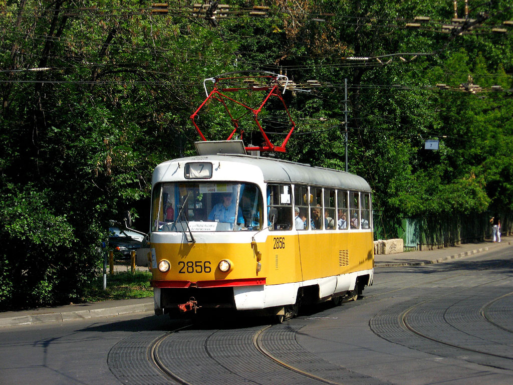 Москва, Tatra T3SU № 2856