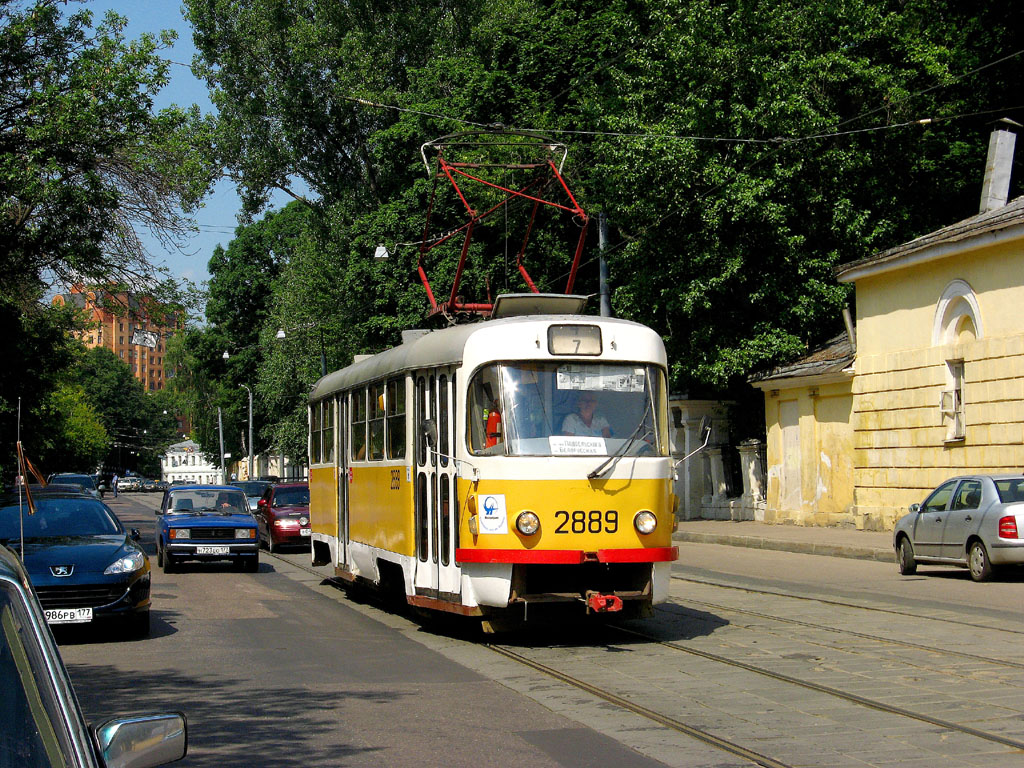 Москва, Tatra T3SU № 2889