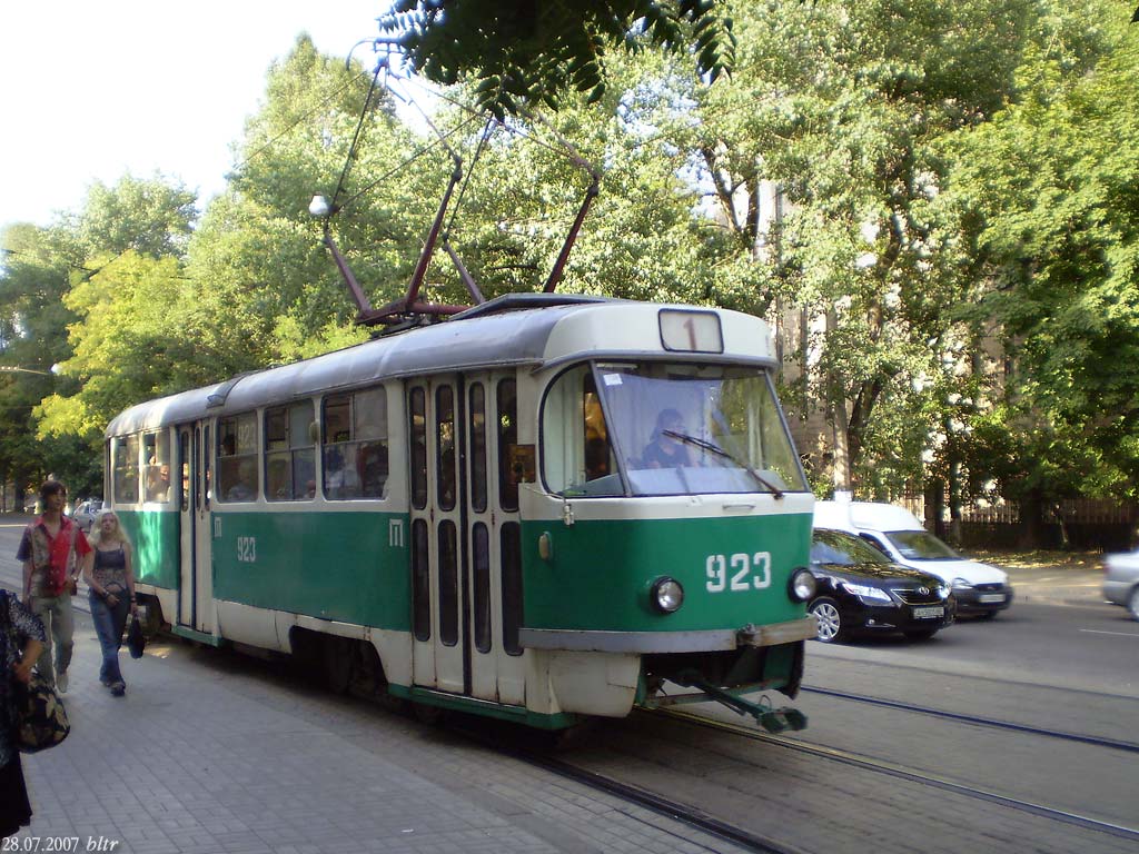 Донецк, Tatra T3SU № 923