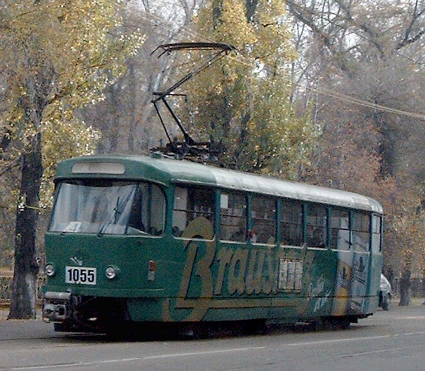 Алматы, Tatra T3D № 1055