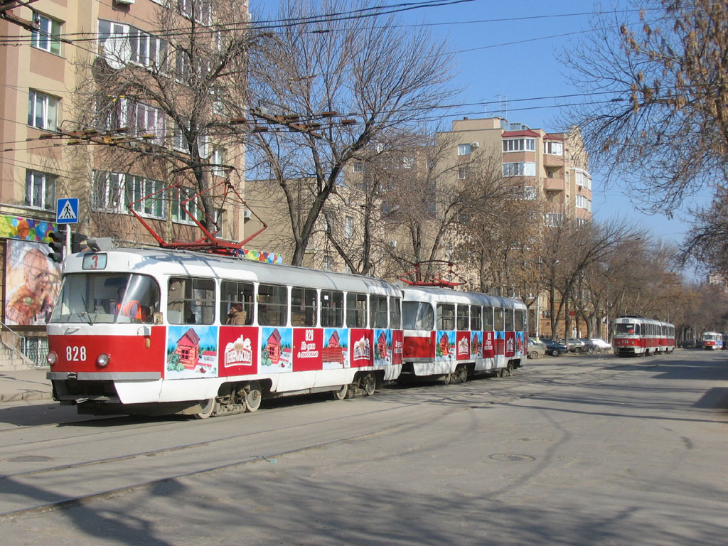Самара, Tatra T3SU № 828