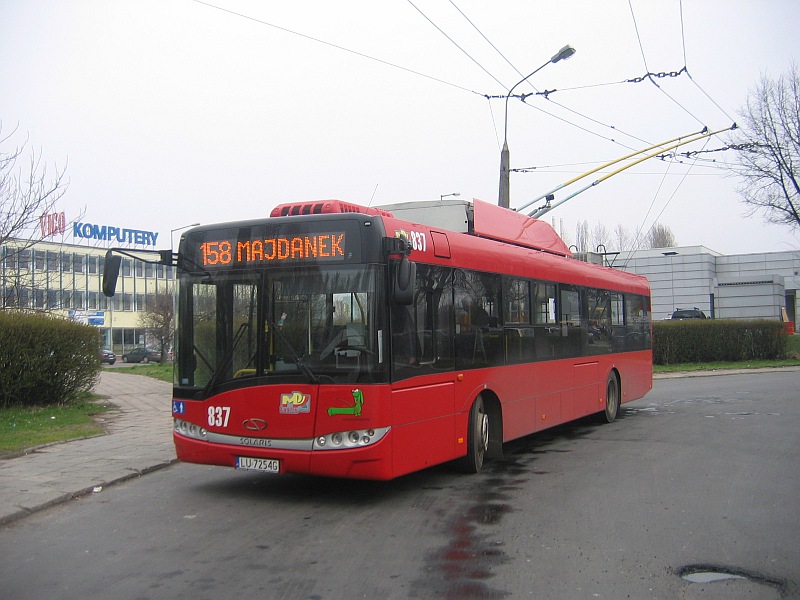 Люблін, Solaris Trollino III 12 M № 3837