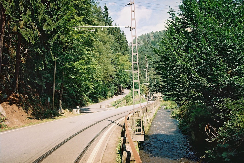 Бад-Шандау — Трамвайная линия и инфраструктура Бад-Шандау — Трамвайная линия и инфраструктура