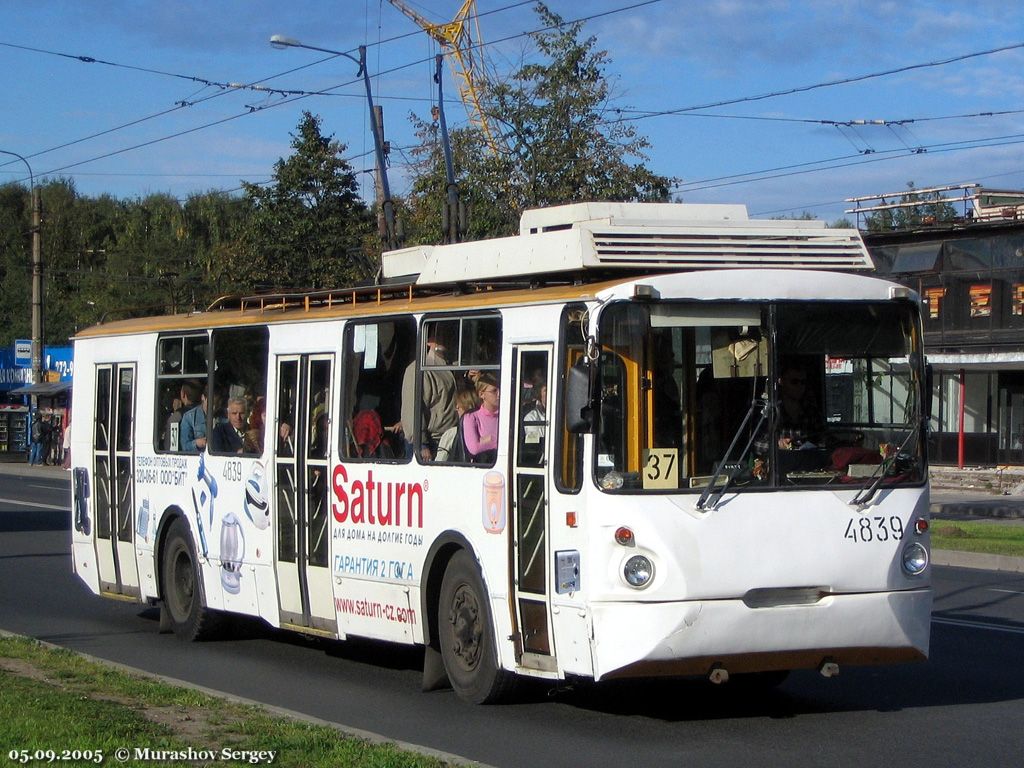 Санкт-Петербург, ВЗТМ-5284 № 4839