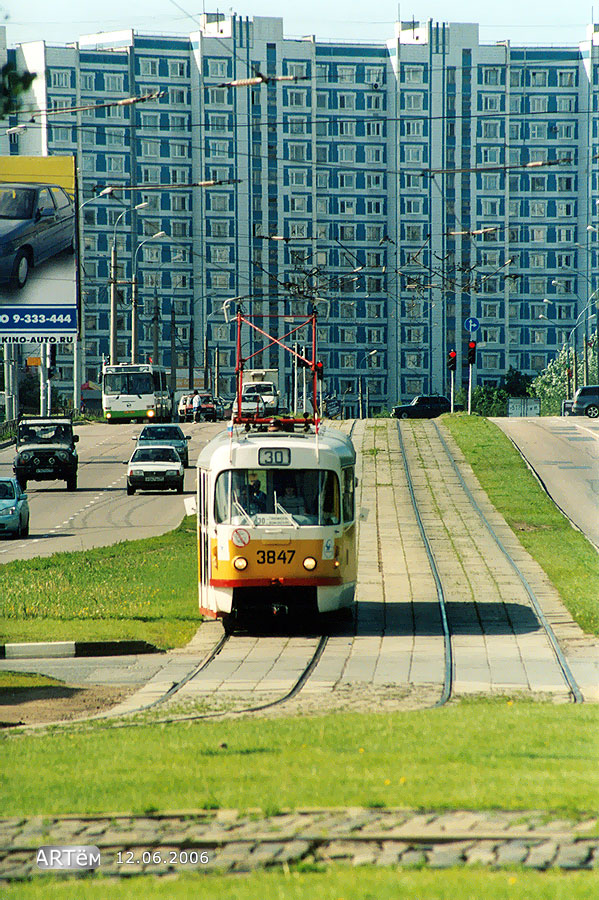 Масква, Tatra T3SU № 3847 Масква, Tatra T3SU № 3847