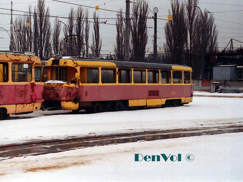 Киев, Tatra T3SU № 5972; Киев — Трамвайные депо: имени Шевченко. Новая территория на Борщаговке