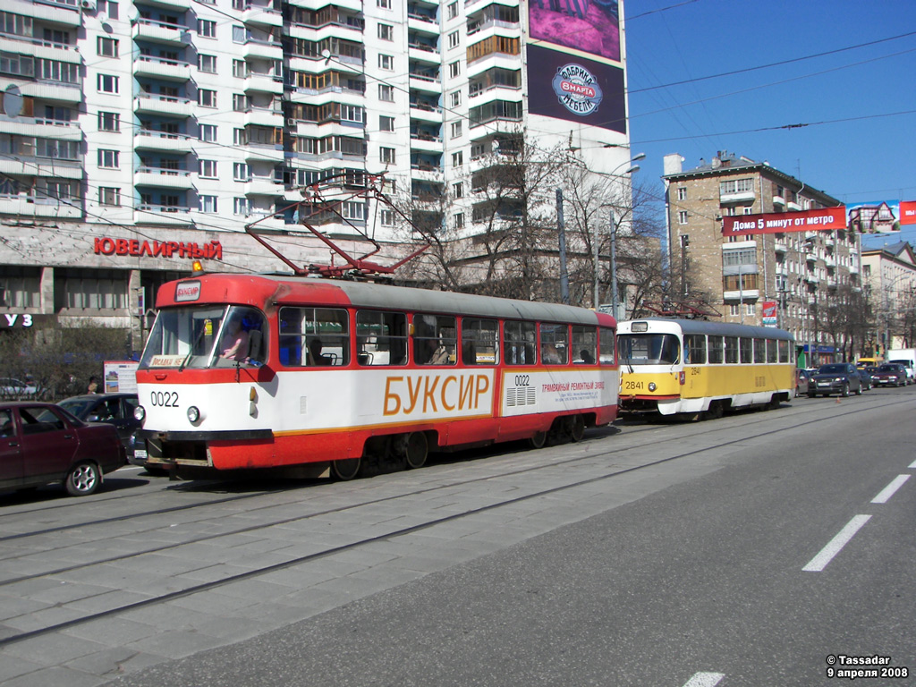 Москва, Tatra T3SU № 0022 Москва, Tatra T3SU № 0022