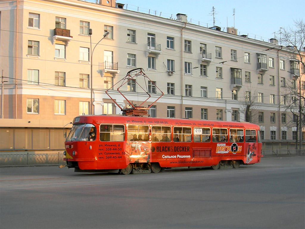 Екатеринбург, Tatra T3SU (двухдверная) № 019