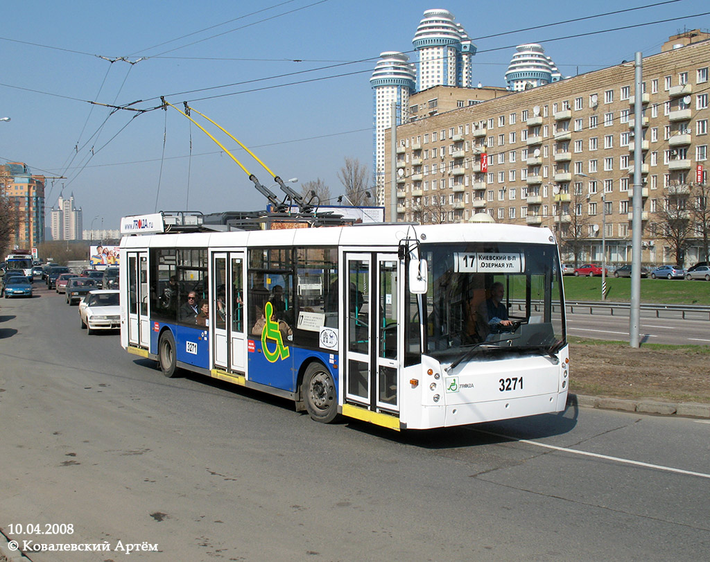 Москва, Тролза-5265.00 «Мегаполис» № 3271