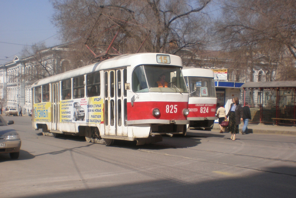 Самара, Tatra T3SU № 825