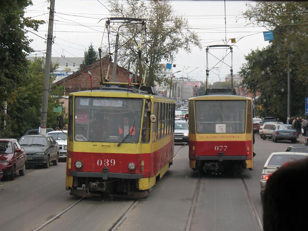 Курск, Tatra T6B5SU № 039; Курск, Tatra T6B5SU № 077