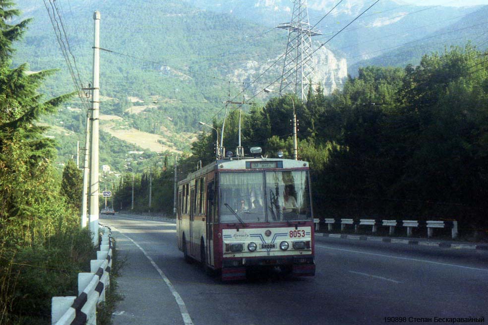 Кримський тролейбус, Škoda 14Tr02/6 № 8053; Кримський тролейбус — Исторические фотографии (1959 — 2000)