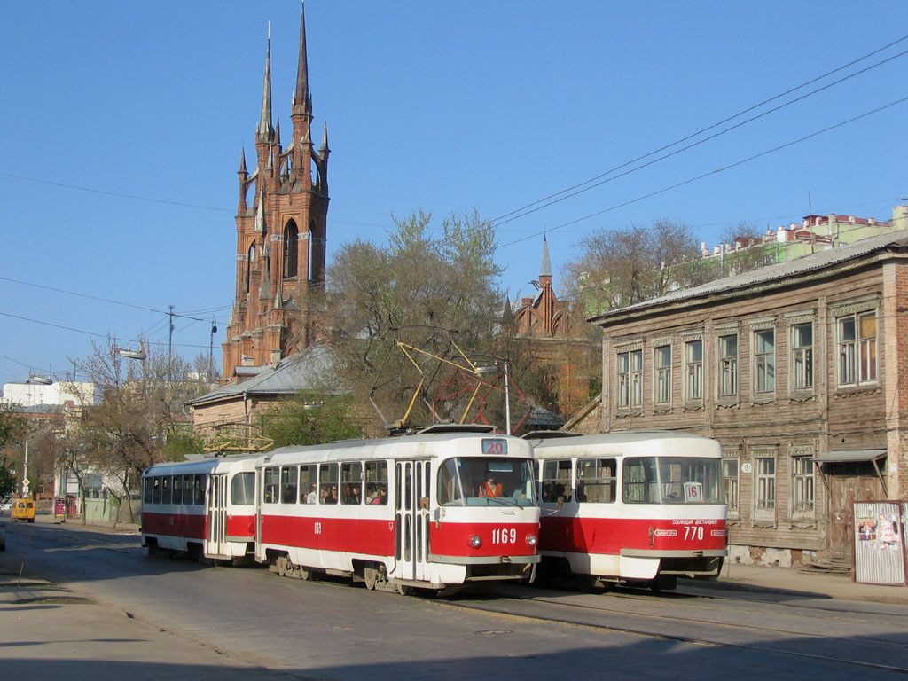 Самара, Tatra T3SU (двухдверная) № 1169