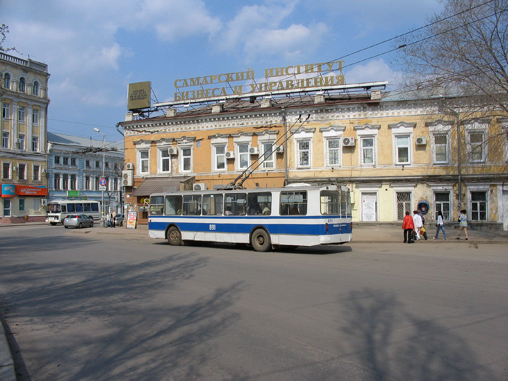 Самара, ЗиУ-682Г [Г00] № 891; Самара — Конечные станции и кольца (троллейбус)