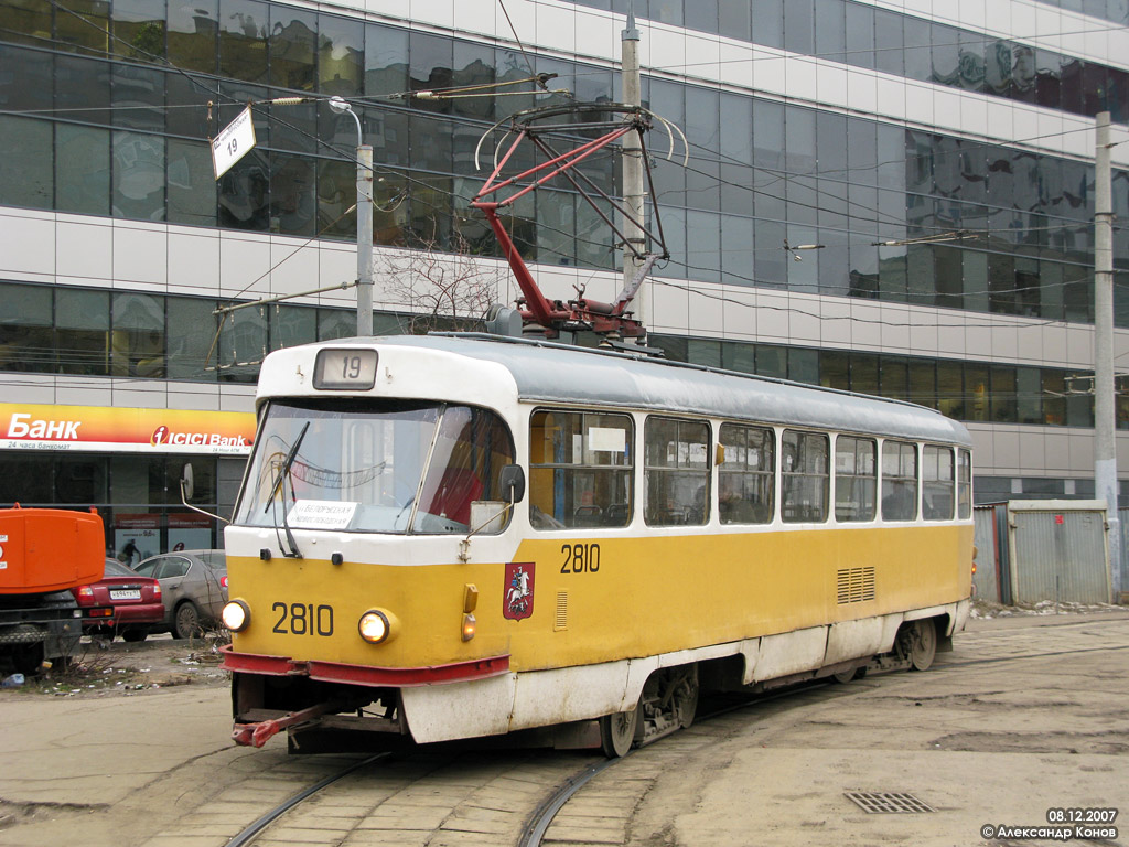 Москва, Tatra T3SU № 2810