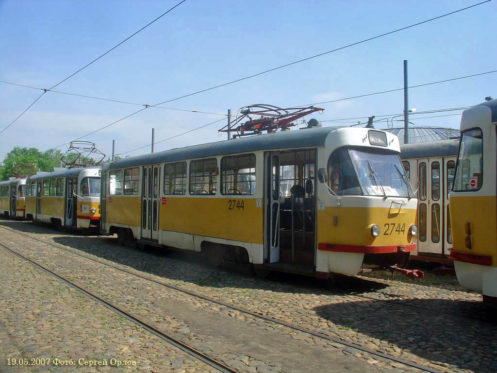 Москва, Tatra T3SU № 2744 Москва, Tatra T3SU № 2744