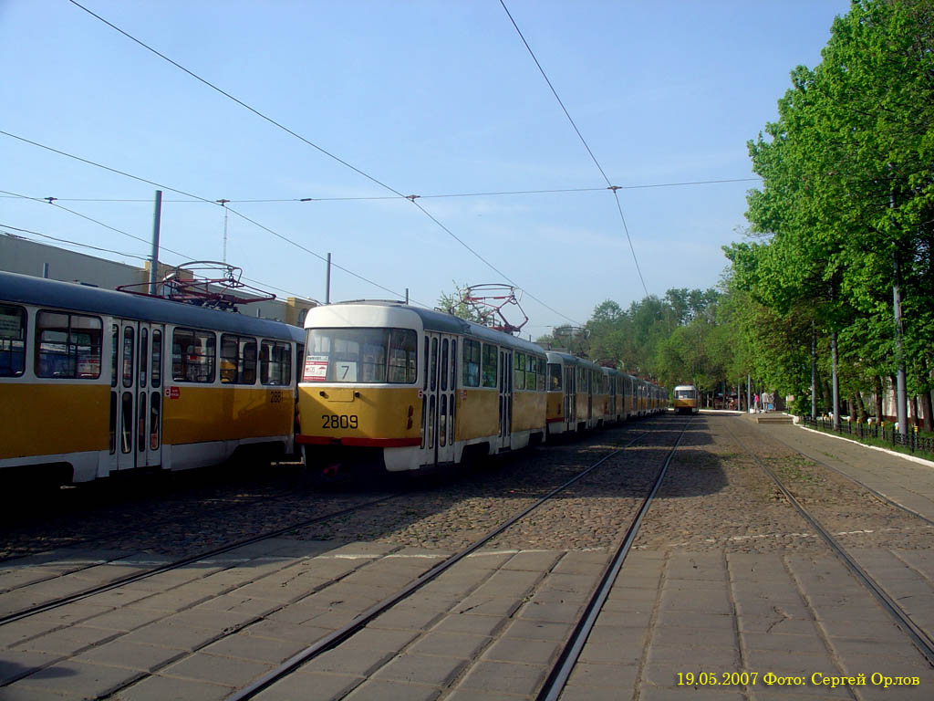 Москва, Tatra T3SU № 2809