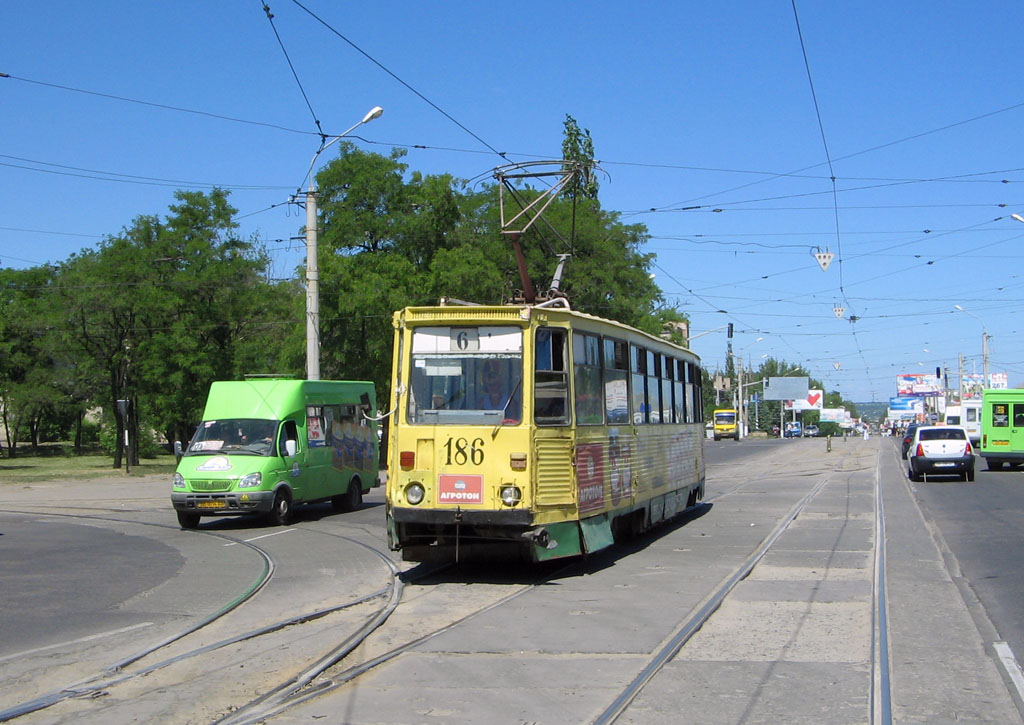 Луганск, 71-605 (КТМ-5М3) № 186