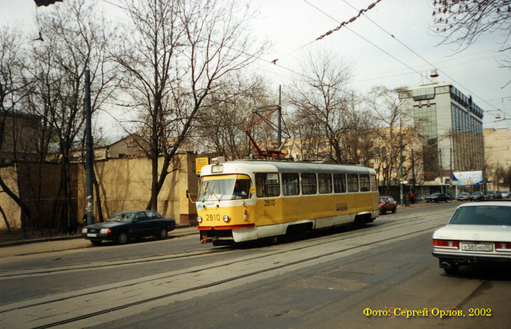 Москва, Tatra T3SU № 2810