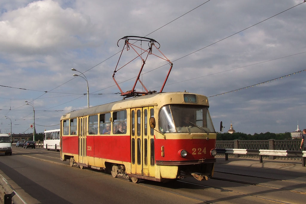 Тверь, Tatra T3SU № 224; Тверь — Тверской трамвай в начале 2000-х гг. (2002 — 2006 гг.)