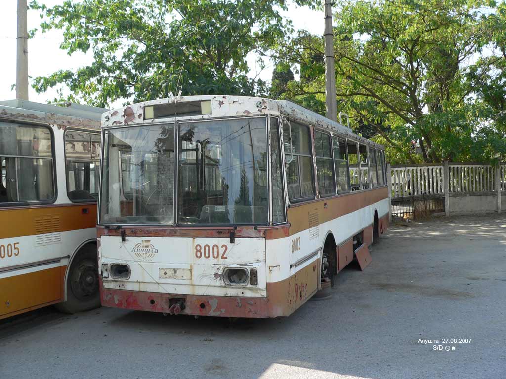 克里米亚无轨电车, Škoda 14Tr02/6 # 8002 克里米亚无轨电车, Škoda 14Tr02/6 # 8002