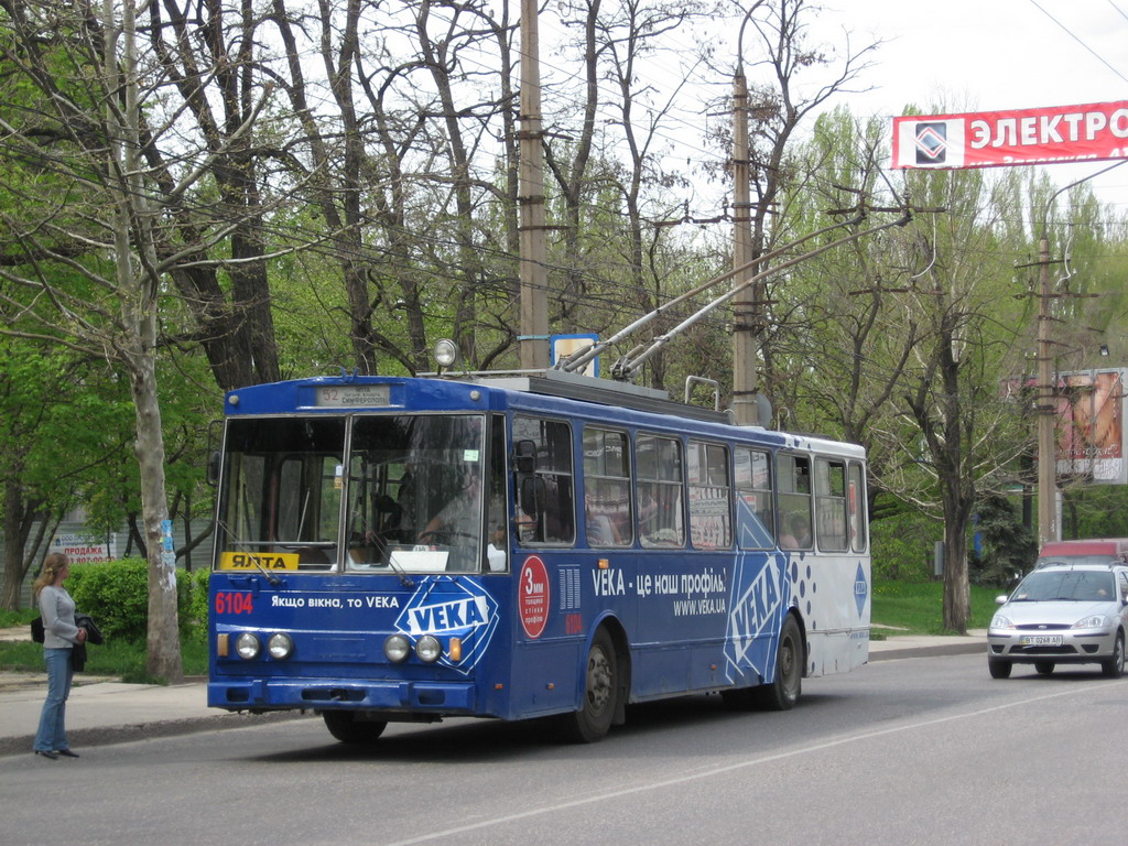 Крымский троллейбус, Škoda 14Tr89/6 № 6104