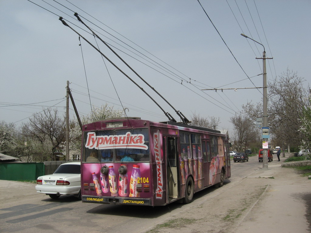 Крымский троллейбус, Škoda 14Tr89/6 № 2104