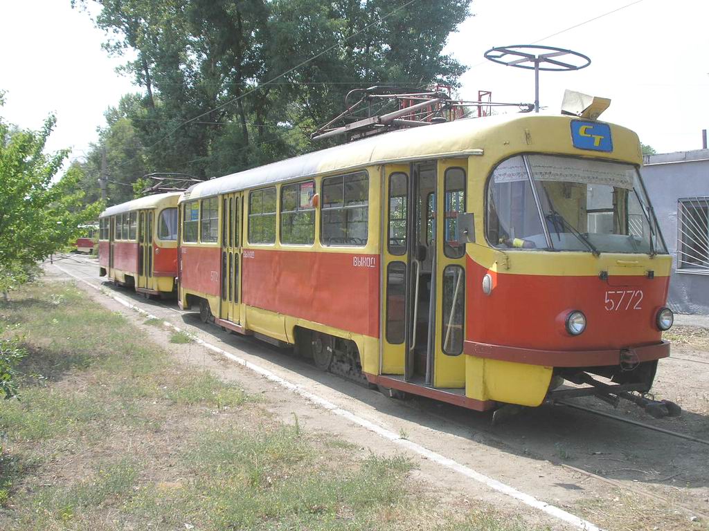 Волгоград, Tatra T3SU № 5772; Волгоград, Tatra T3SU № 5771