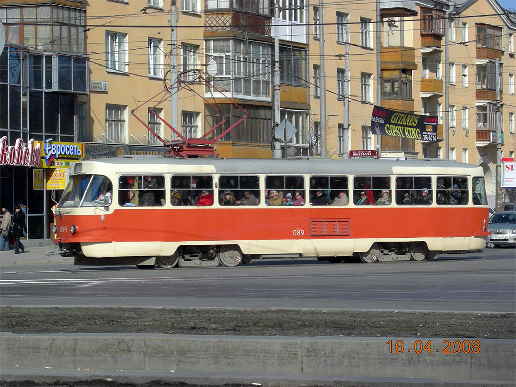 Екатеринбург, Tatra T3SU (двухдверная) № 089