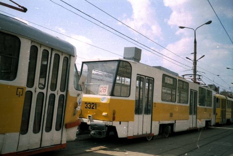 Москва, Tatra T7B5 № 3321
